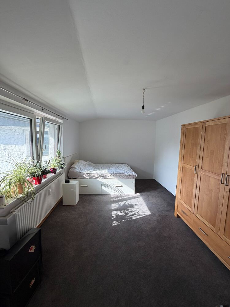 Schlafzimmer der Wohnung in Hemdingen.
