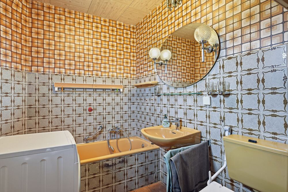 Badezimmer des Einfamilienhauses in Hohenaspe.