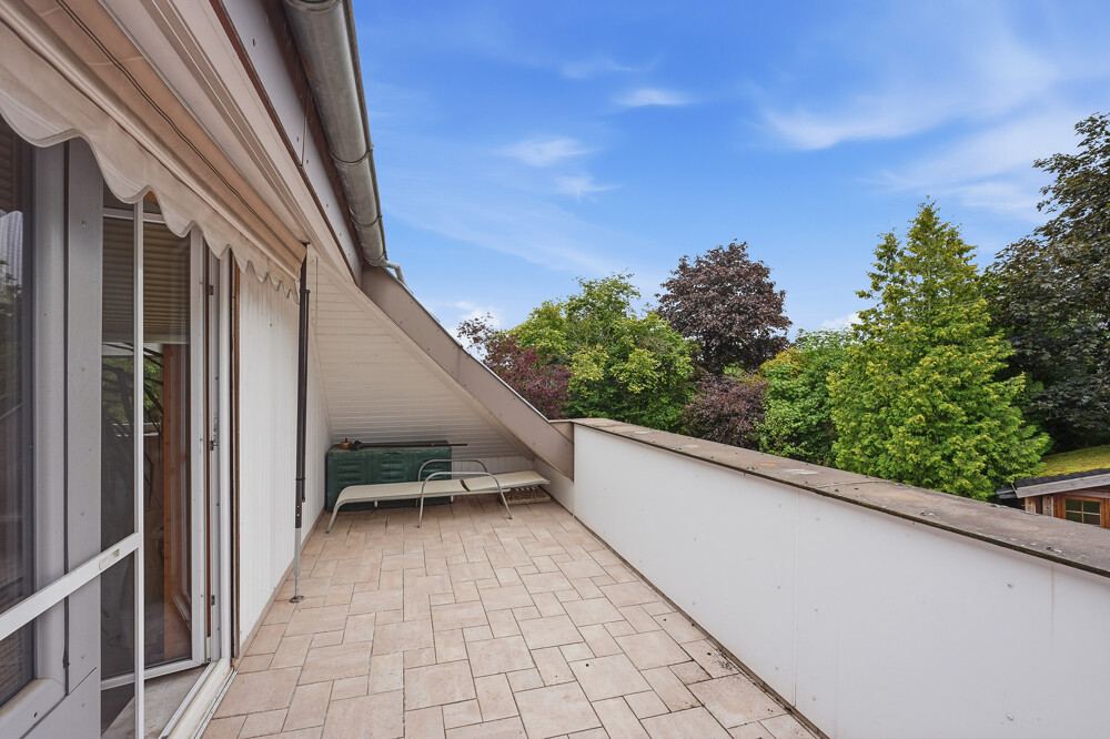 Balkon des Einfamilienhauses in Quarnstedt.