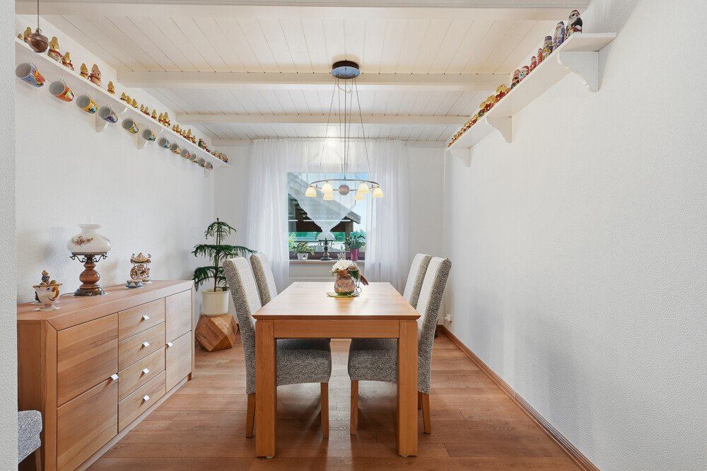 Esszimmer im Einfamilienhaus Quarnstedt.